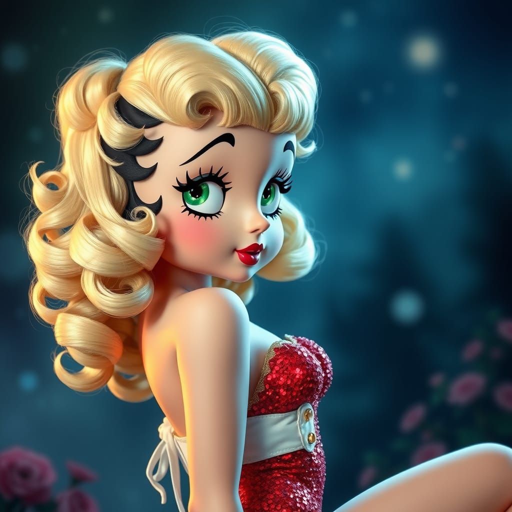 Fairy Tale Siren in Sparkling Bodysuit