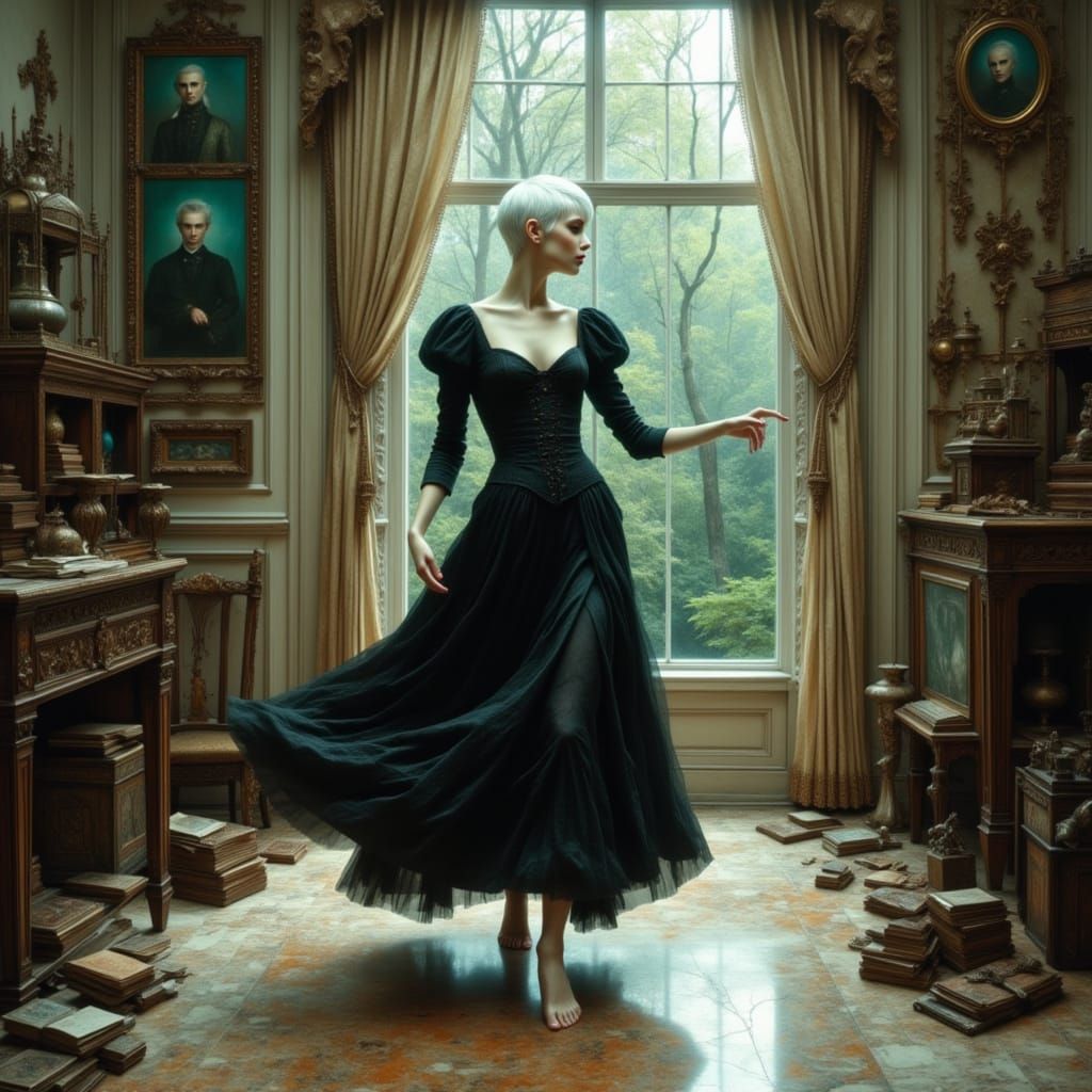 Vampire's Dance in Gothic Macabre Style