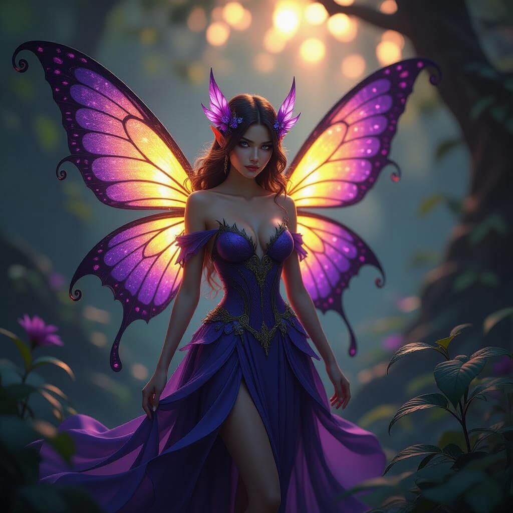 Dark Fantasy Fairy Concept Art Masterpiece