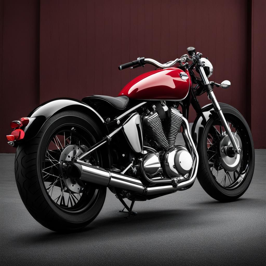 AI Generated Image of a Motorcycle