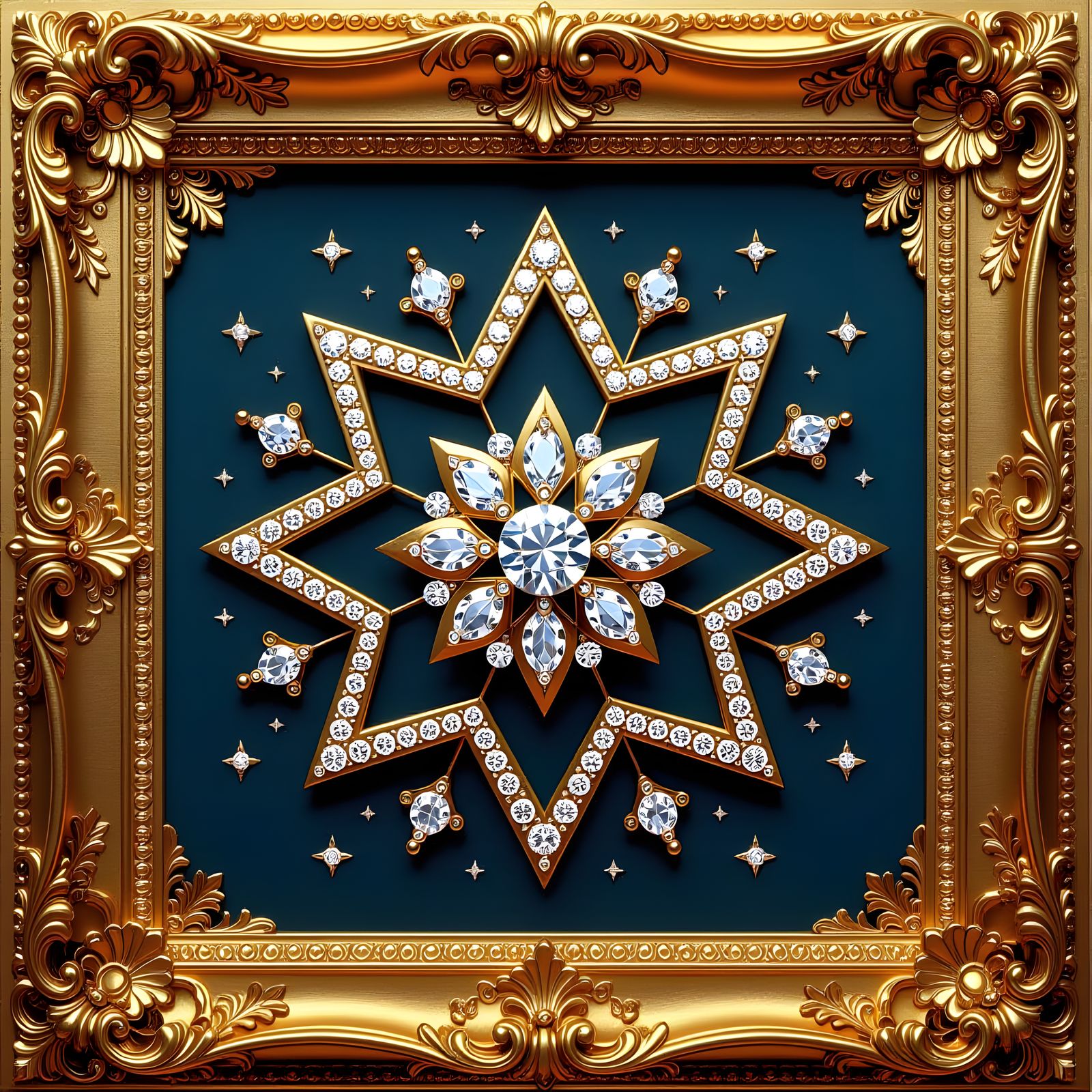 Luxury Star Frame Design
