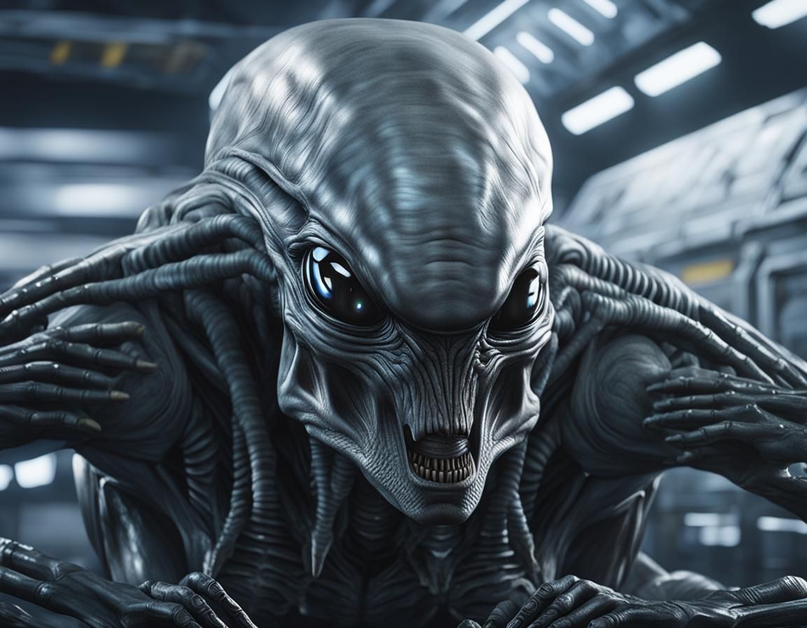 Hyperdetailed Alien Metamorph in 8k Resolution