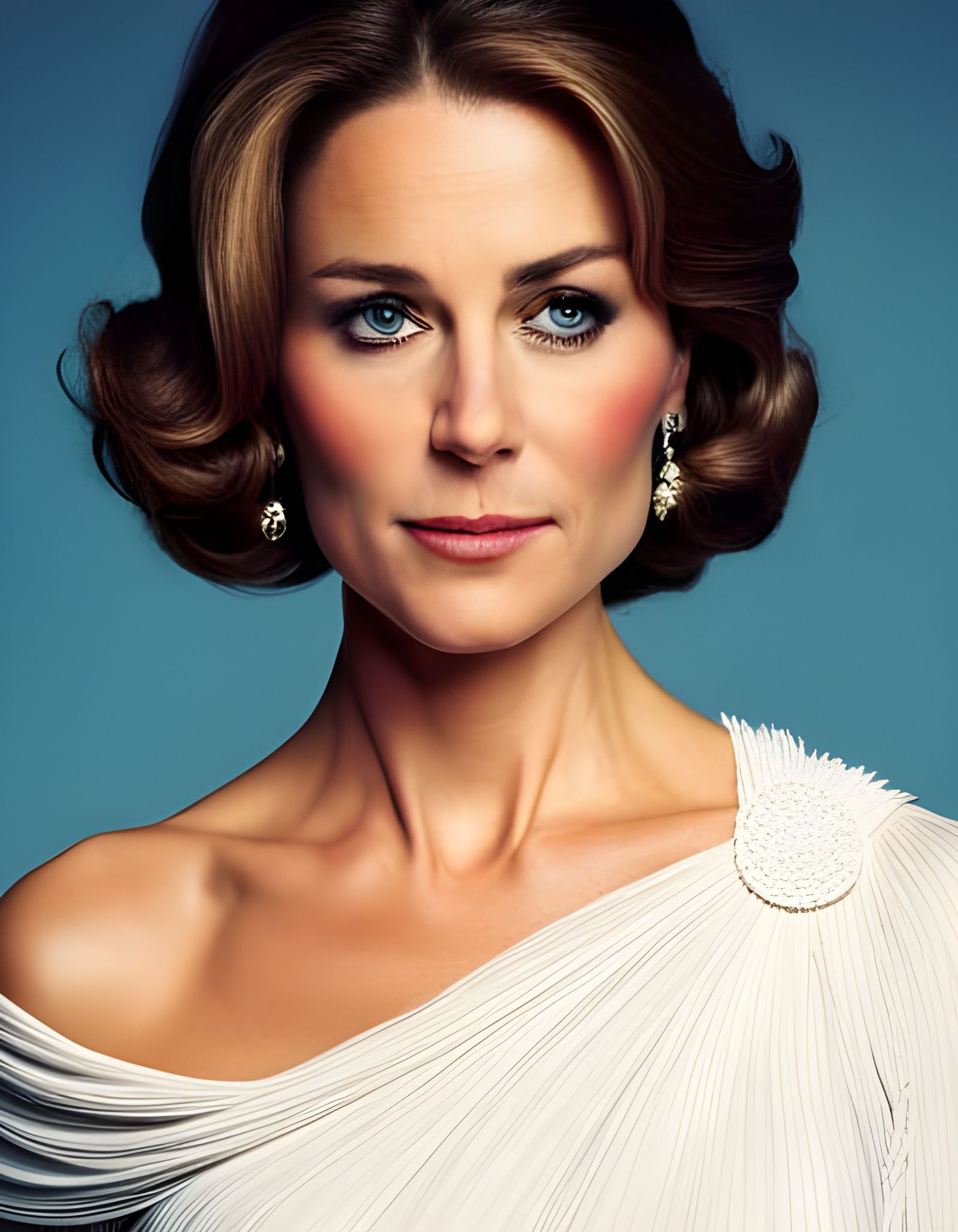 Kate Middleton as Princess Leia in 4K