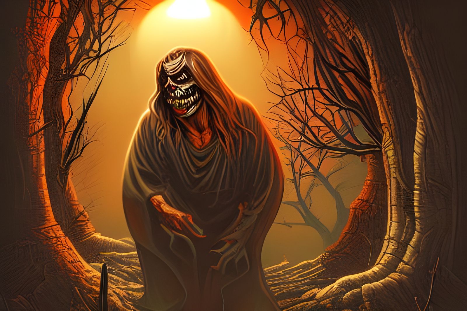 Hyperdimensional Halloween Horror Comic Book Art