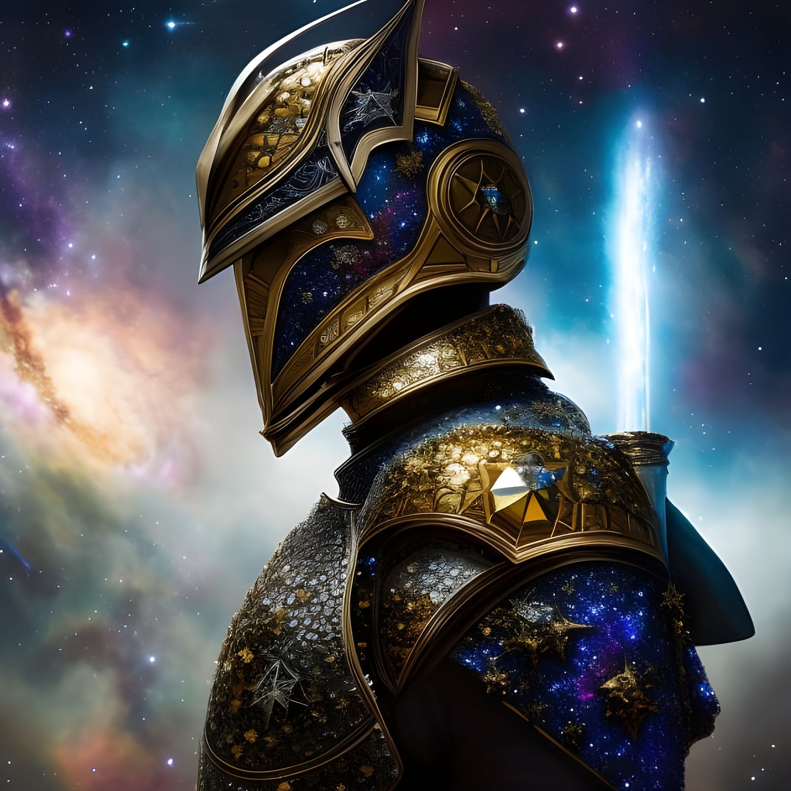 Astral Knight in Galactic Armor