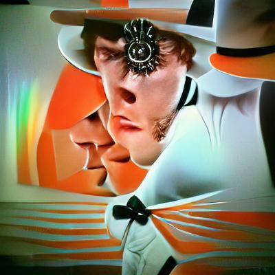 A Clockwork Orange in Art Deco Style