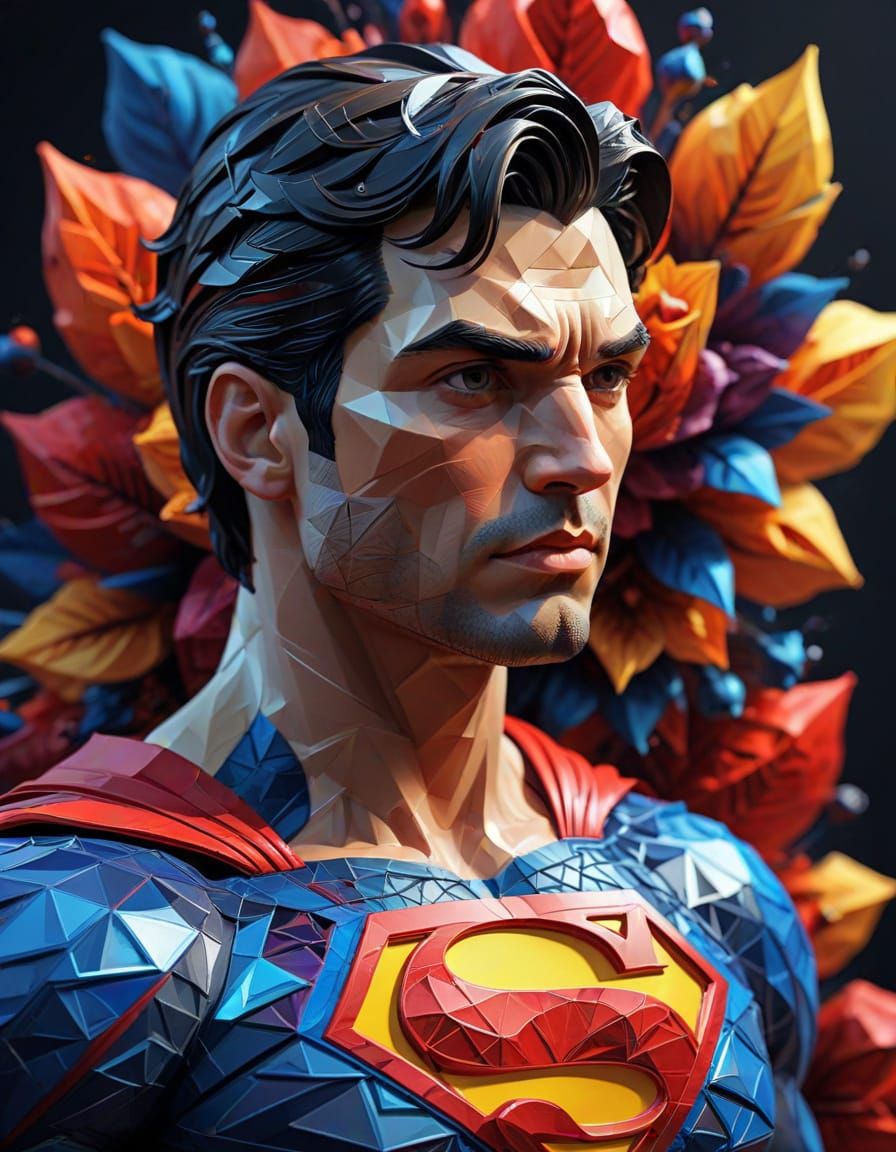 superman, resin wire style