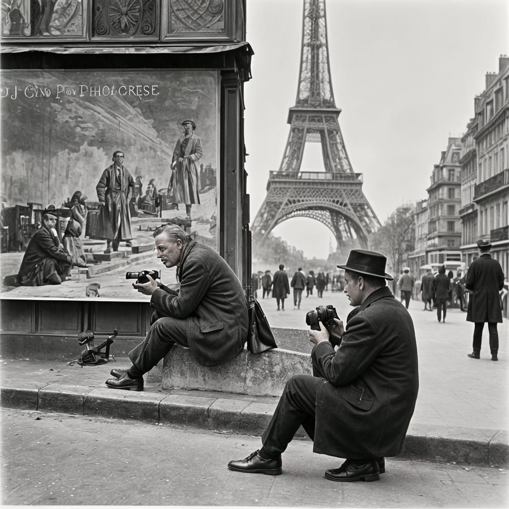 Parisian Street Photographer Captures Decisive Moment