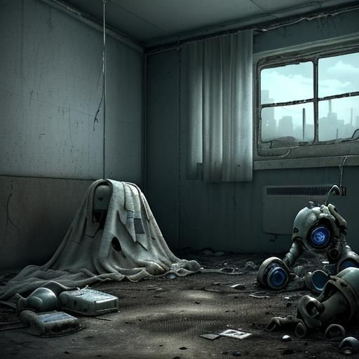 They leave behind a wasteland, sterile, cold,
A hollow echo of a world once bold.
A chilling reminder, whispers on the b...