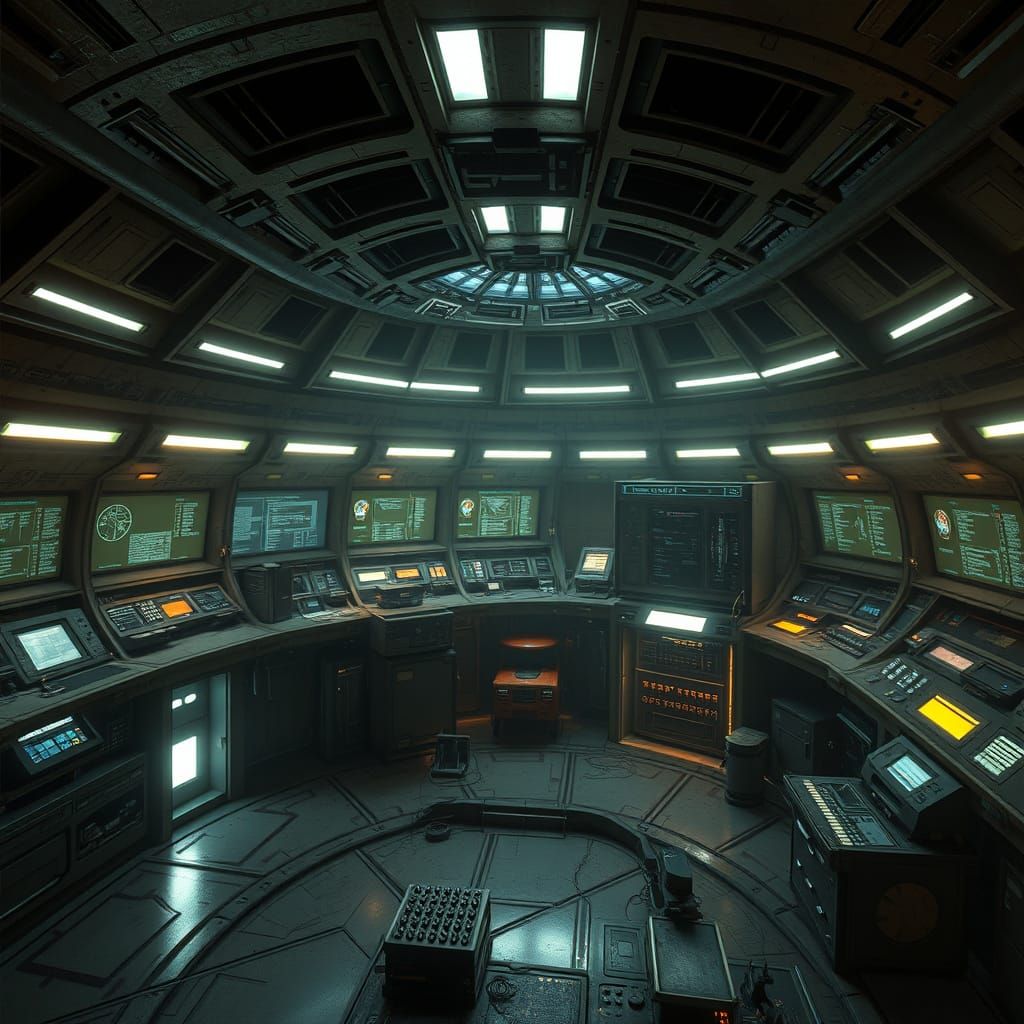 Abandoned Republic Research Station in Dark Orbit