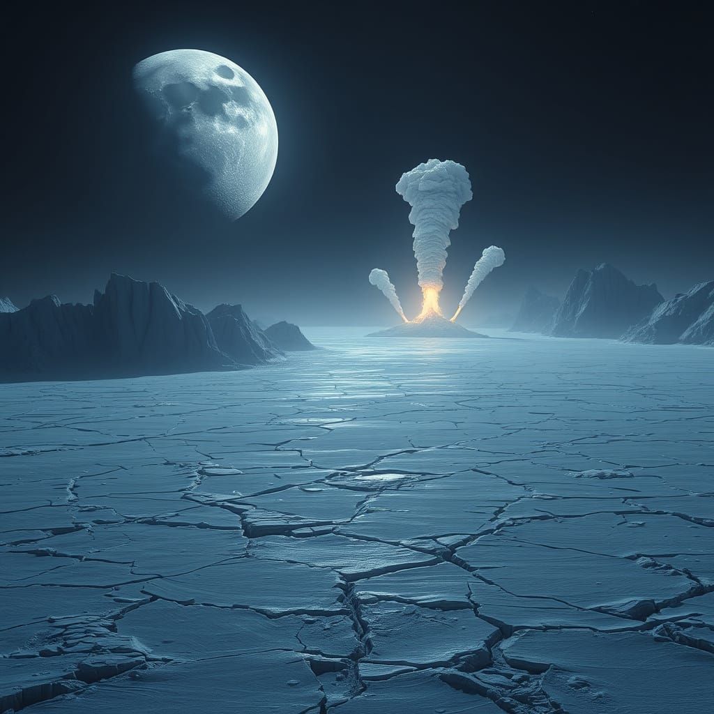 The Frozen Moon of Kaelas: An Icy World with Secrets Beneath