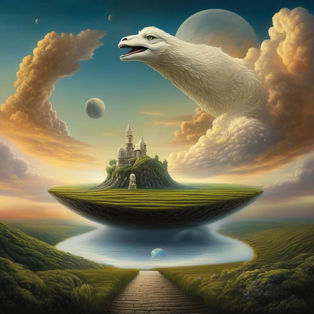 Neverending Story in Surreal Style