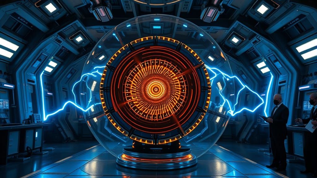 Men in Black Inspect Alien Tech in Lab