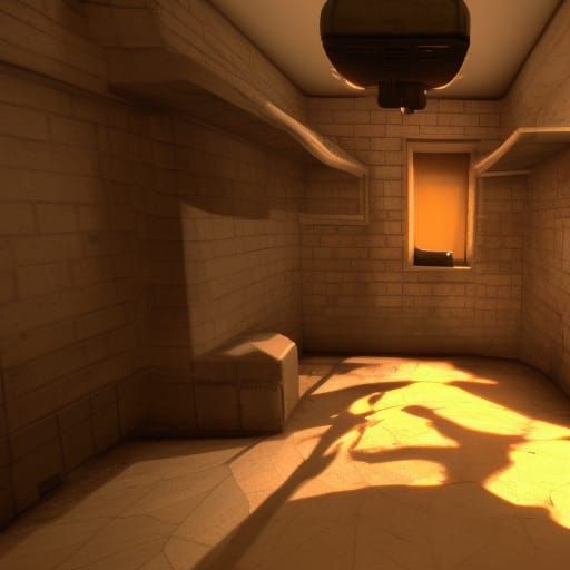 Family Friendly Video Game Gone Wrong: 3D Render