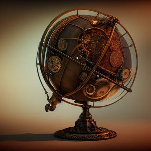 Steampunk Globe