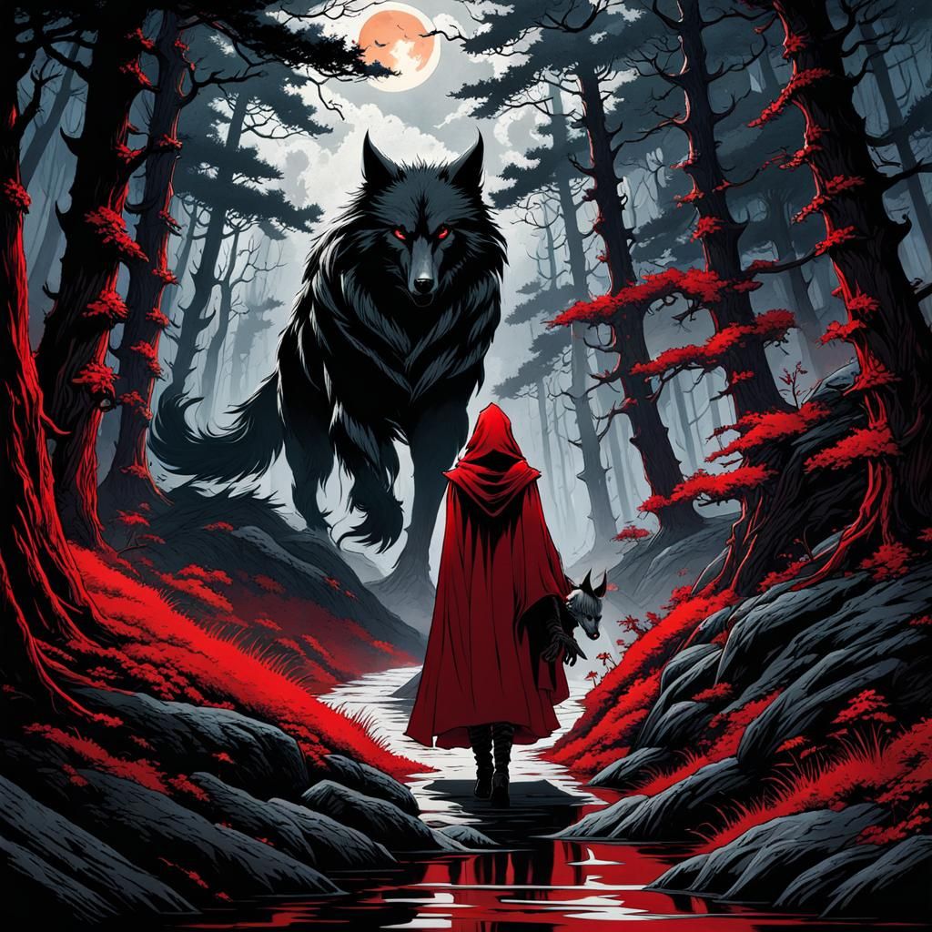 Little Red Riding Hood Confronts the Enchanted Forest