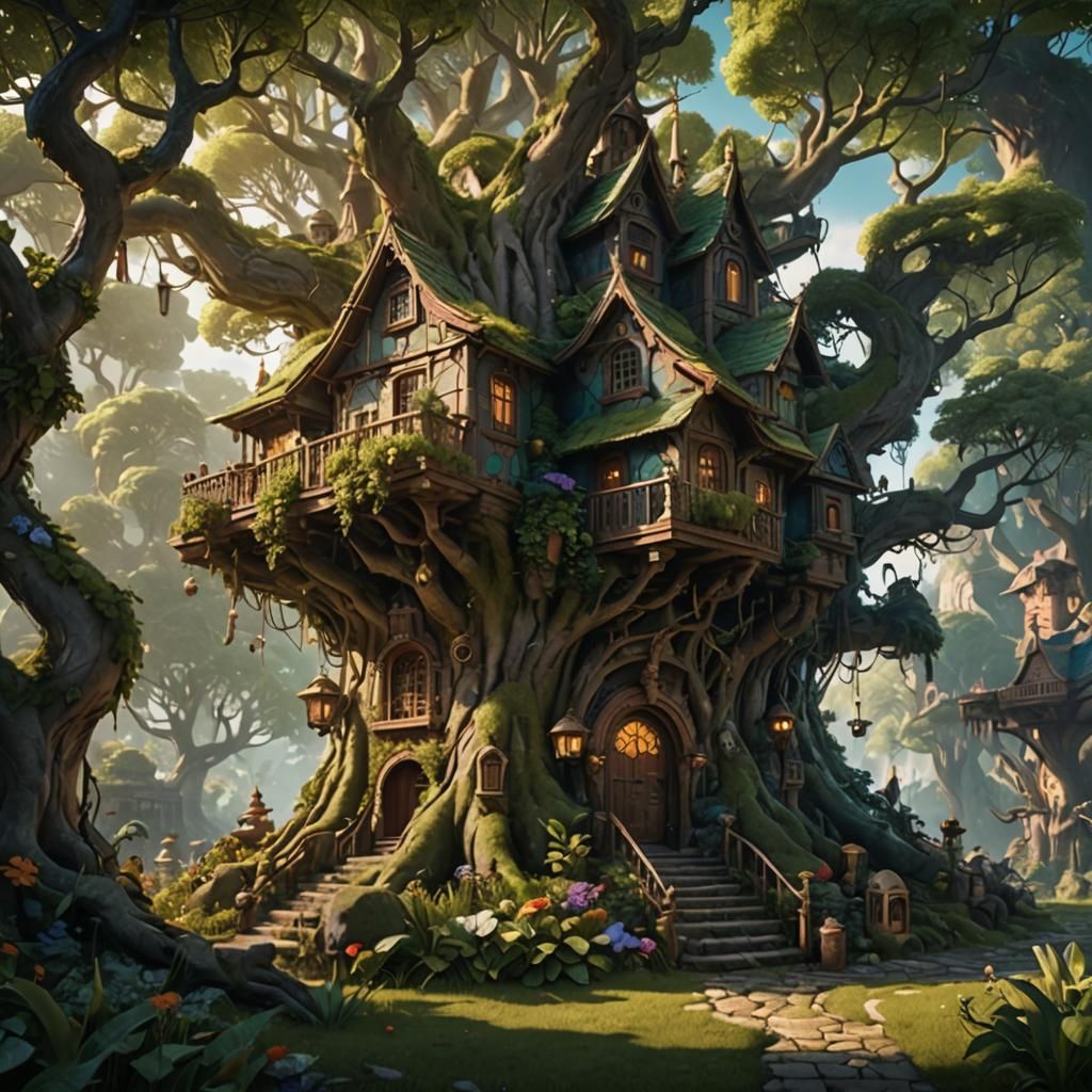 Magical Whimsical Fantasy Concept Art in 8k