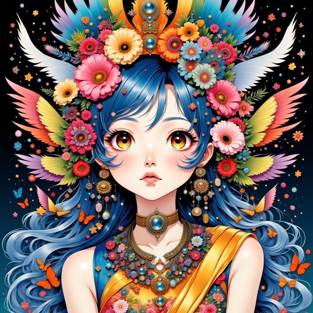 Figure Exuding Power From Every Breath