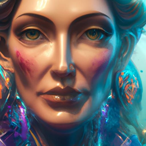 Hyperdetailed Portrait with Dynamic Lighting