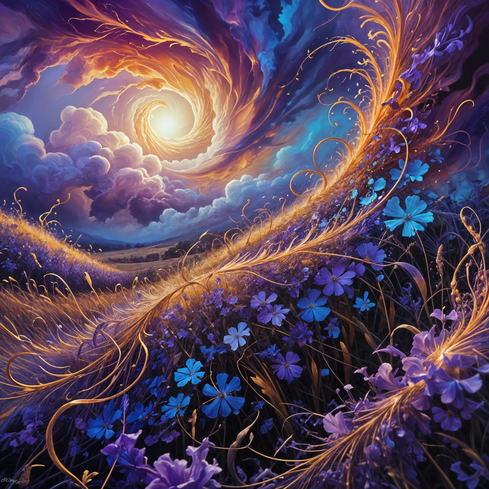 Abstract Phenomenon Generated by AI