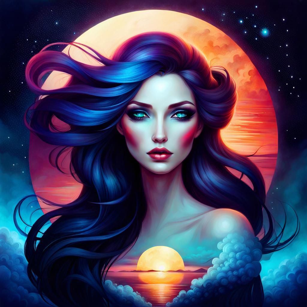 Dreamy Portrait in Style of Anna Dittmann