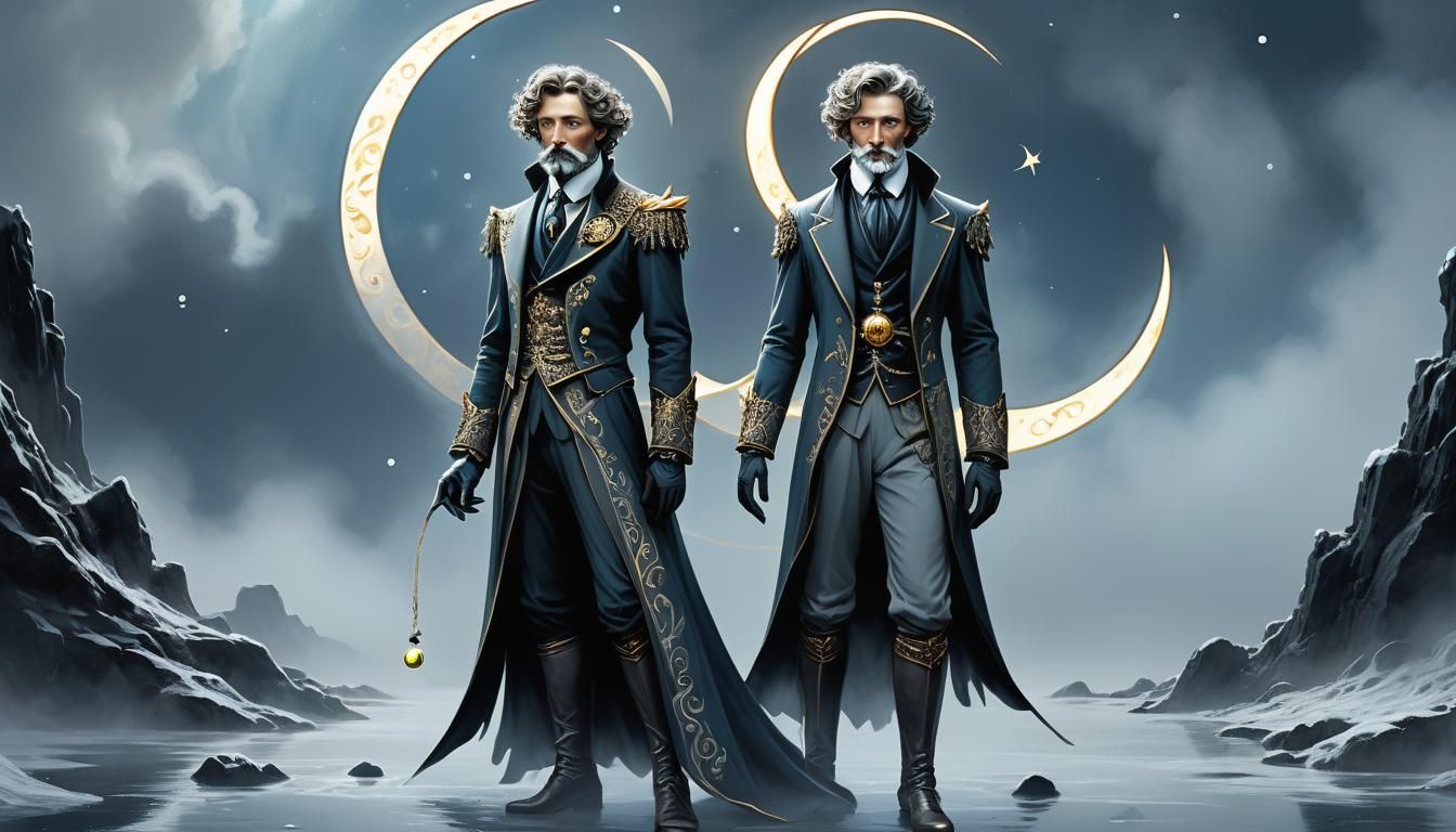 Mystical Pluto as William Morris-Inspired Art