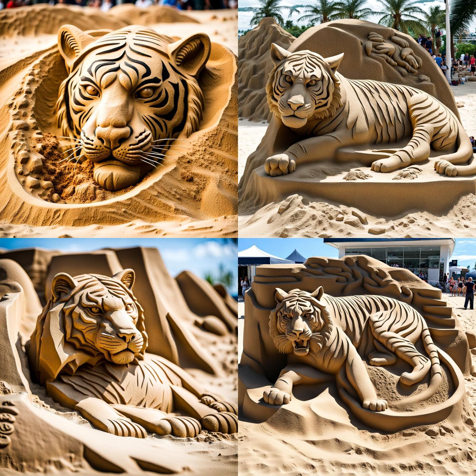 Majestic Sand Tiger Sculpture