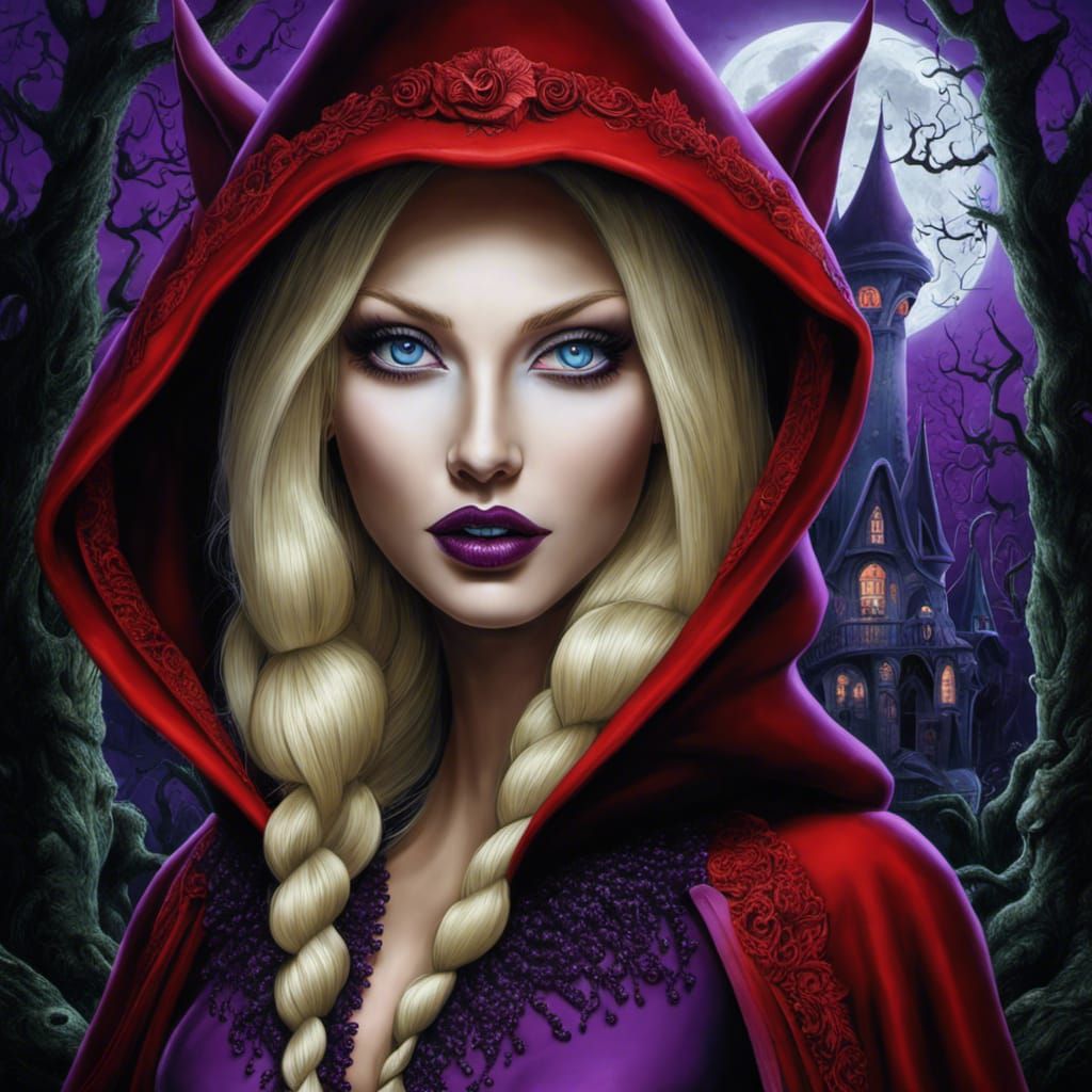The beauty of red riding hood