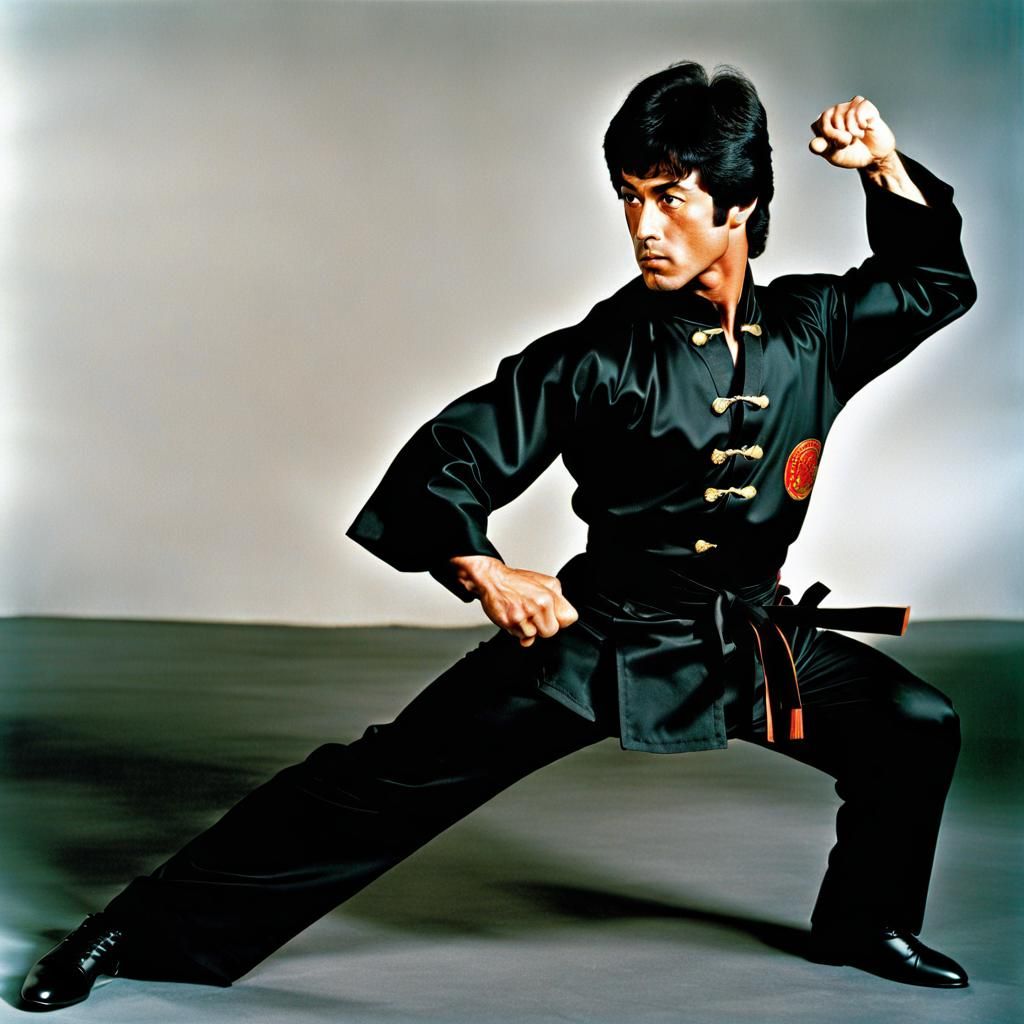 Kung Fu Masters in Yi-fu Uniforms