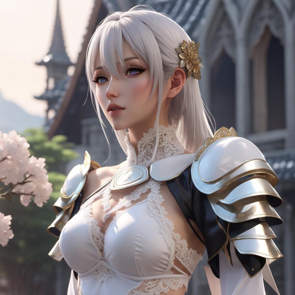 Weiße Ritterin