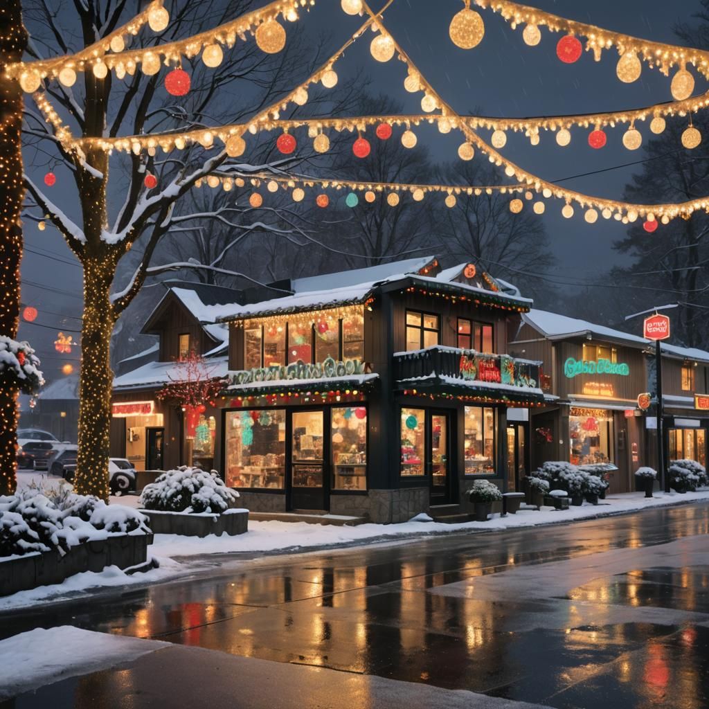 Santa's Smoky Mountains Hideaway in Whimsical Yayoi Kusama S...