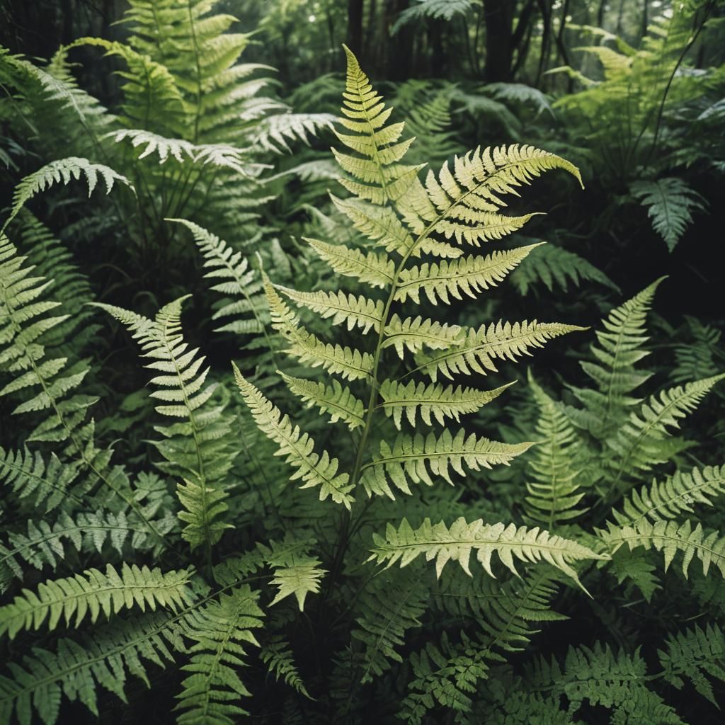 Cinematic Fern Bloom Film Still