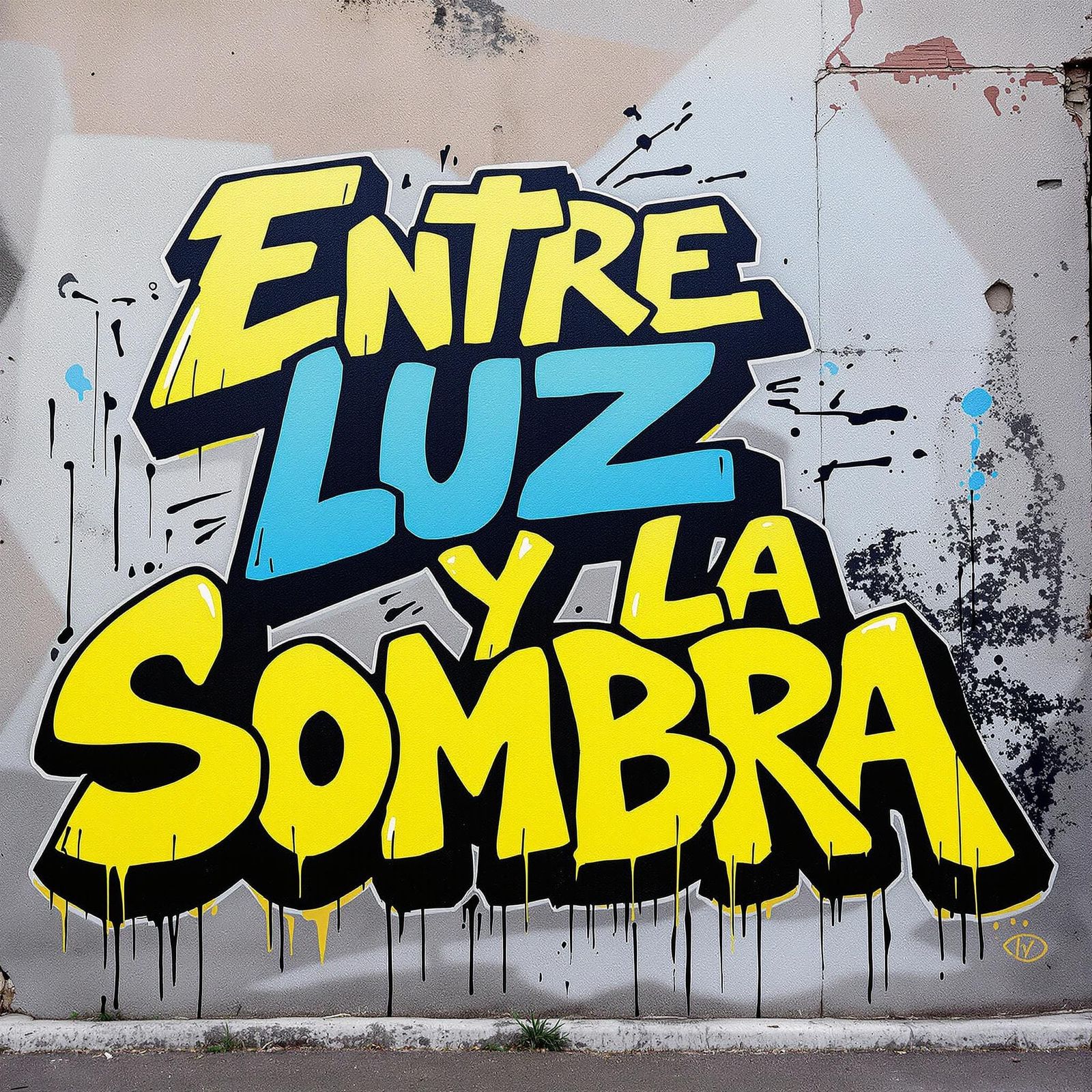 Vibrant Street Art Mural with 3D Graffiti Letters