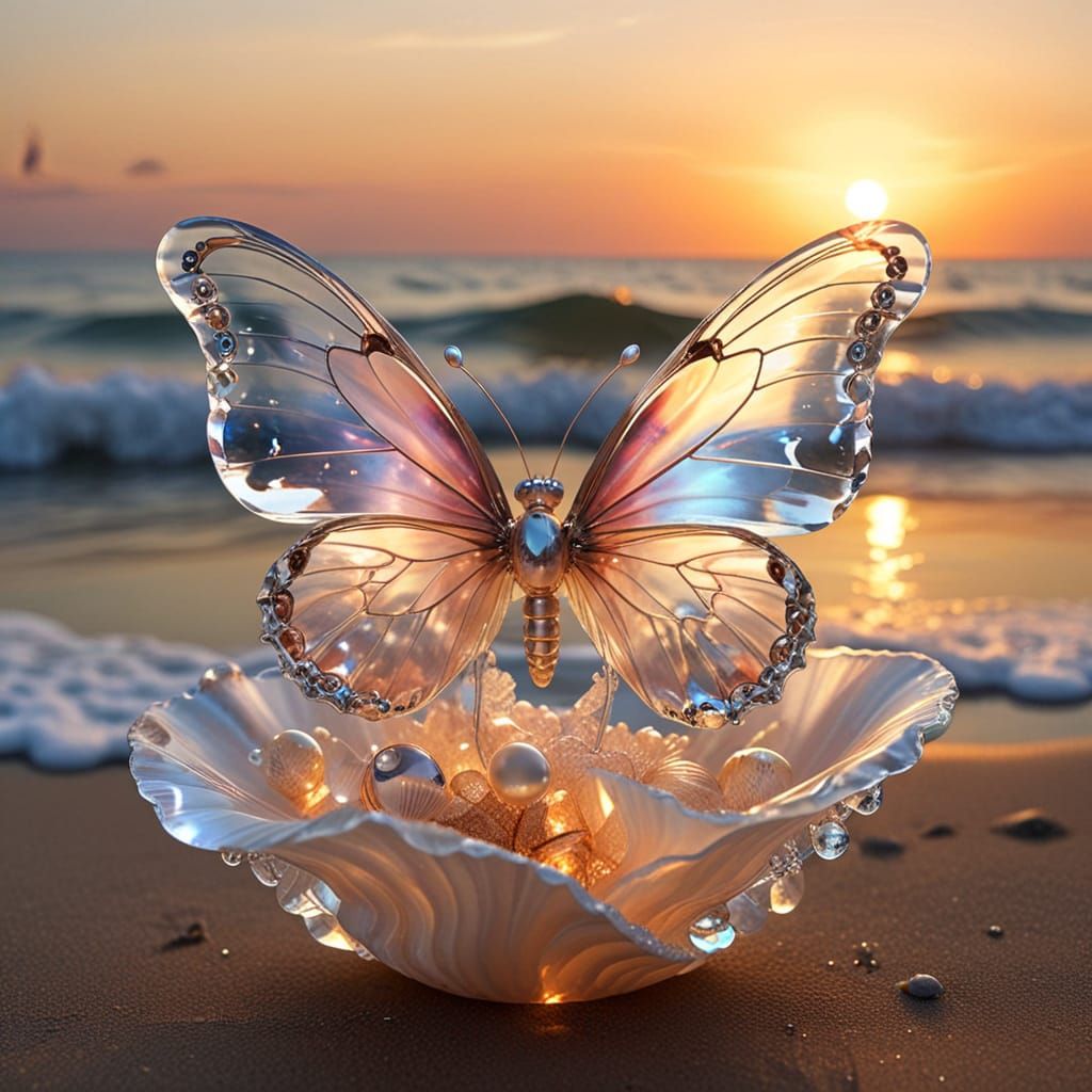 Surreal Crystal World in Harmony