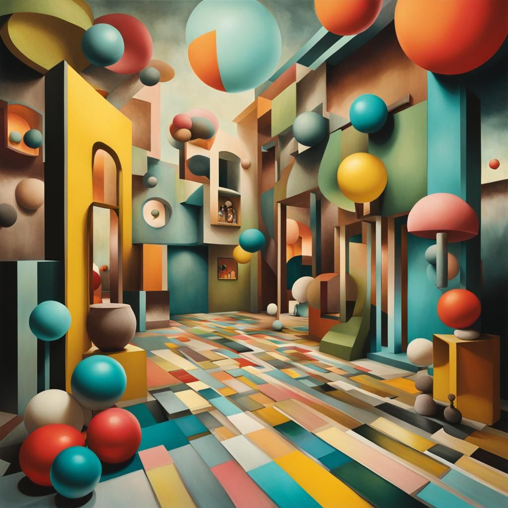 A multicoloured, nanopunk focused abstract art work