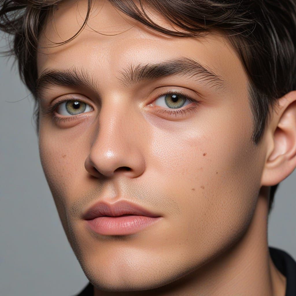 Realistic Teenage Boy in Soft Natural Light