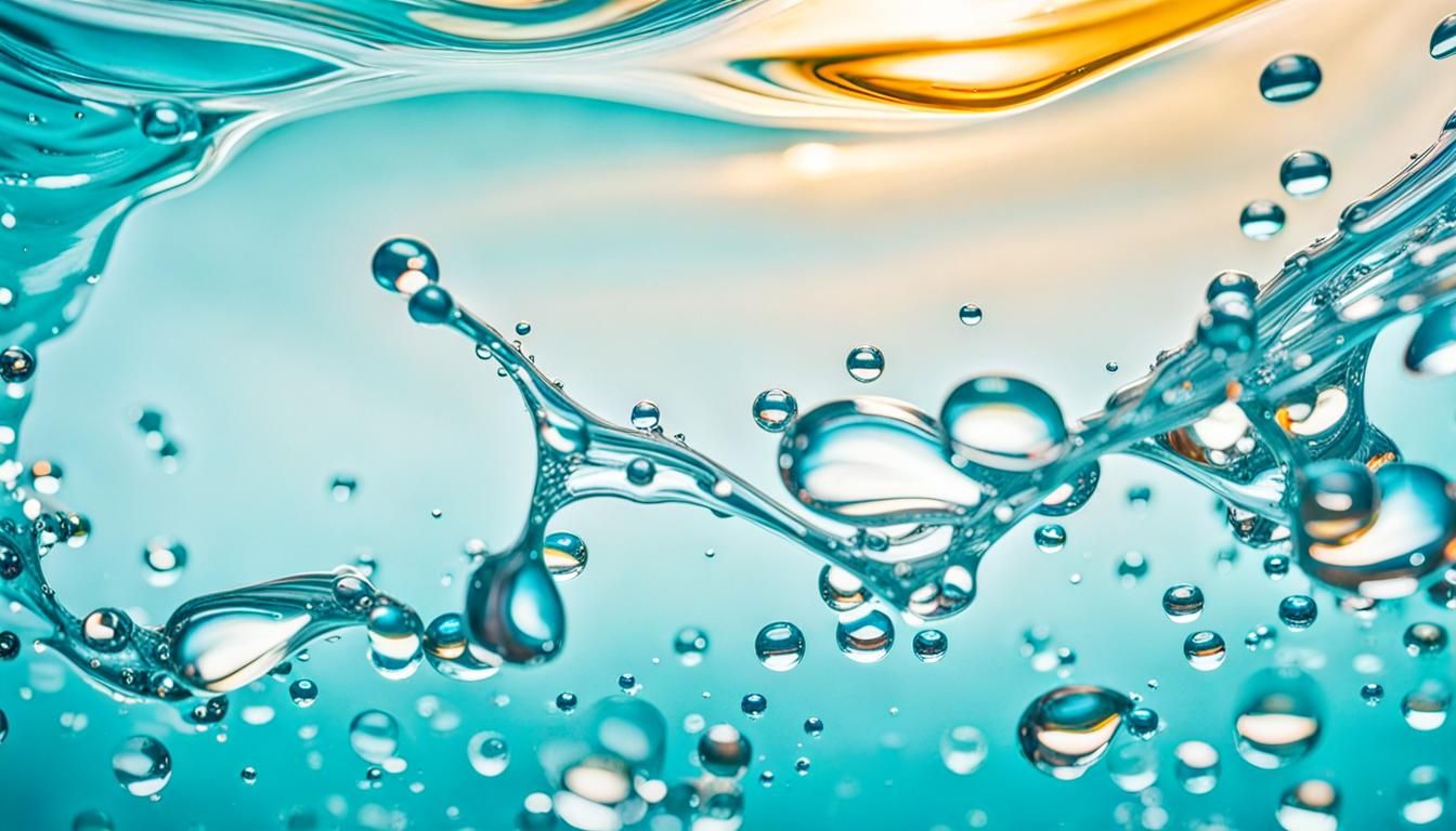 Emerging From The Deep - Water Bubbles Underwater With Sparkling Sunlight