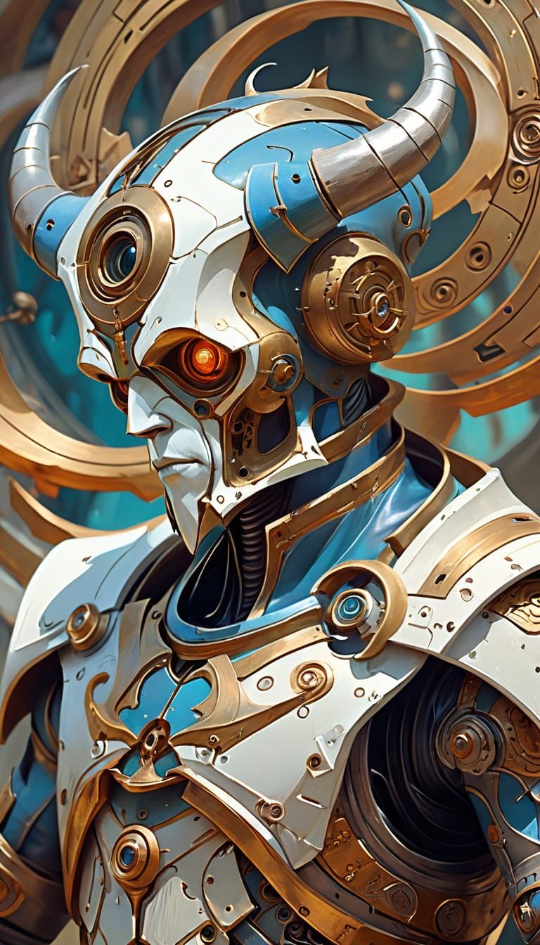 Grotesquecore Mechanic in Celestial Courtroom