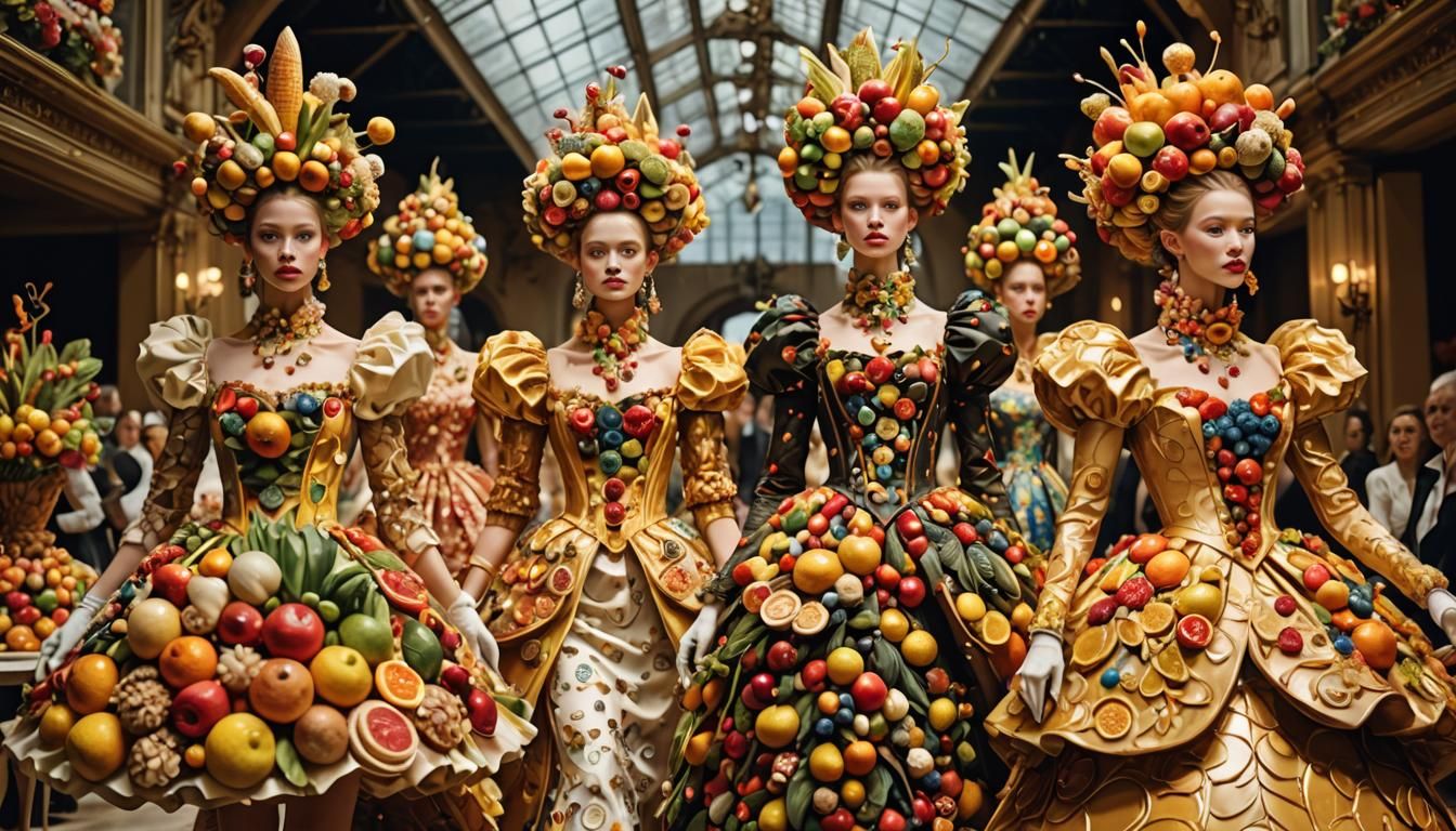 Food Fashion Show: Surrealist Runway Extravaganza