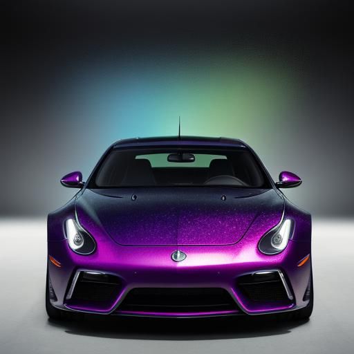 Hyperrealistic Luxury Car in Splash Art Style