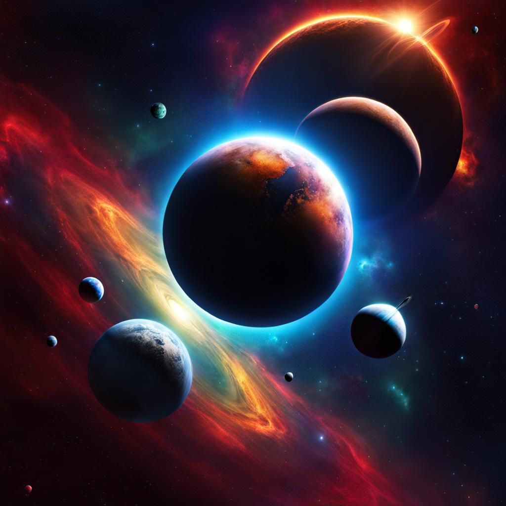 Planets and Nebulae in Deep Outer Space