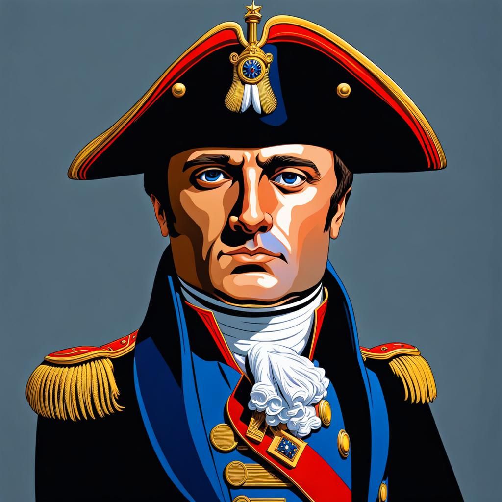 Napoleon Bonaparte Caricature by Al Hirschfeld