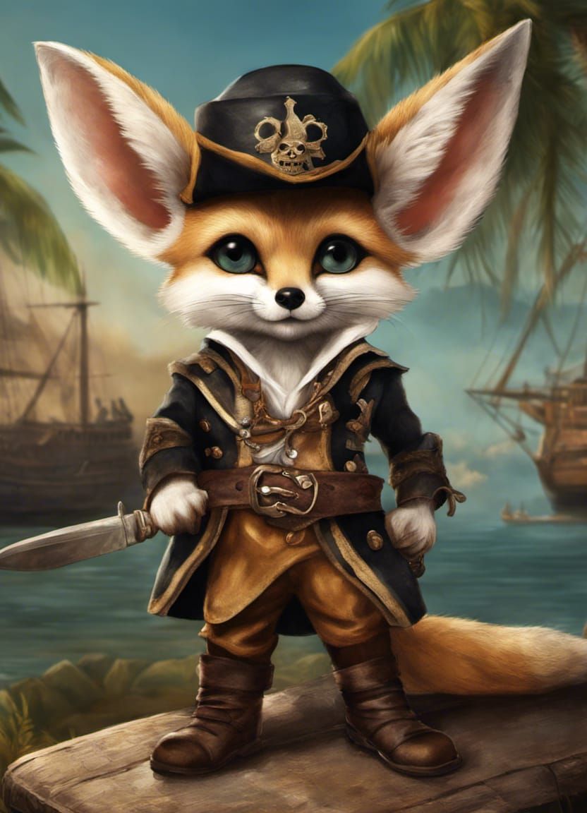 Victorian Pirate Fennec Fox