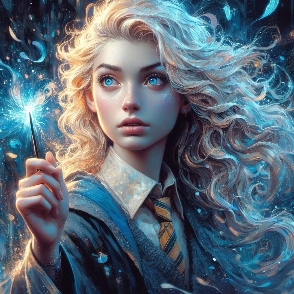 Luna Lovegood's Patronus Charm in the Forbidden Forest