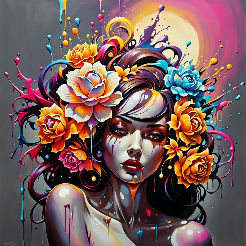 Mysterious Lights Illuminate Dark Graffiti Art