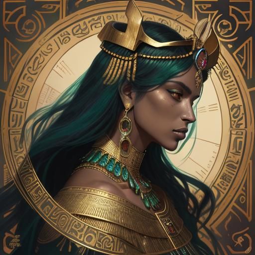 Anck-Su-Namun, Egyptian Queen in Golden Splendor