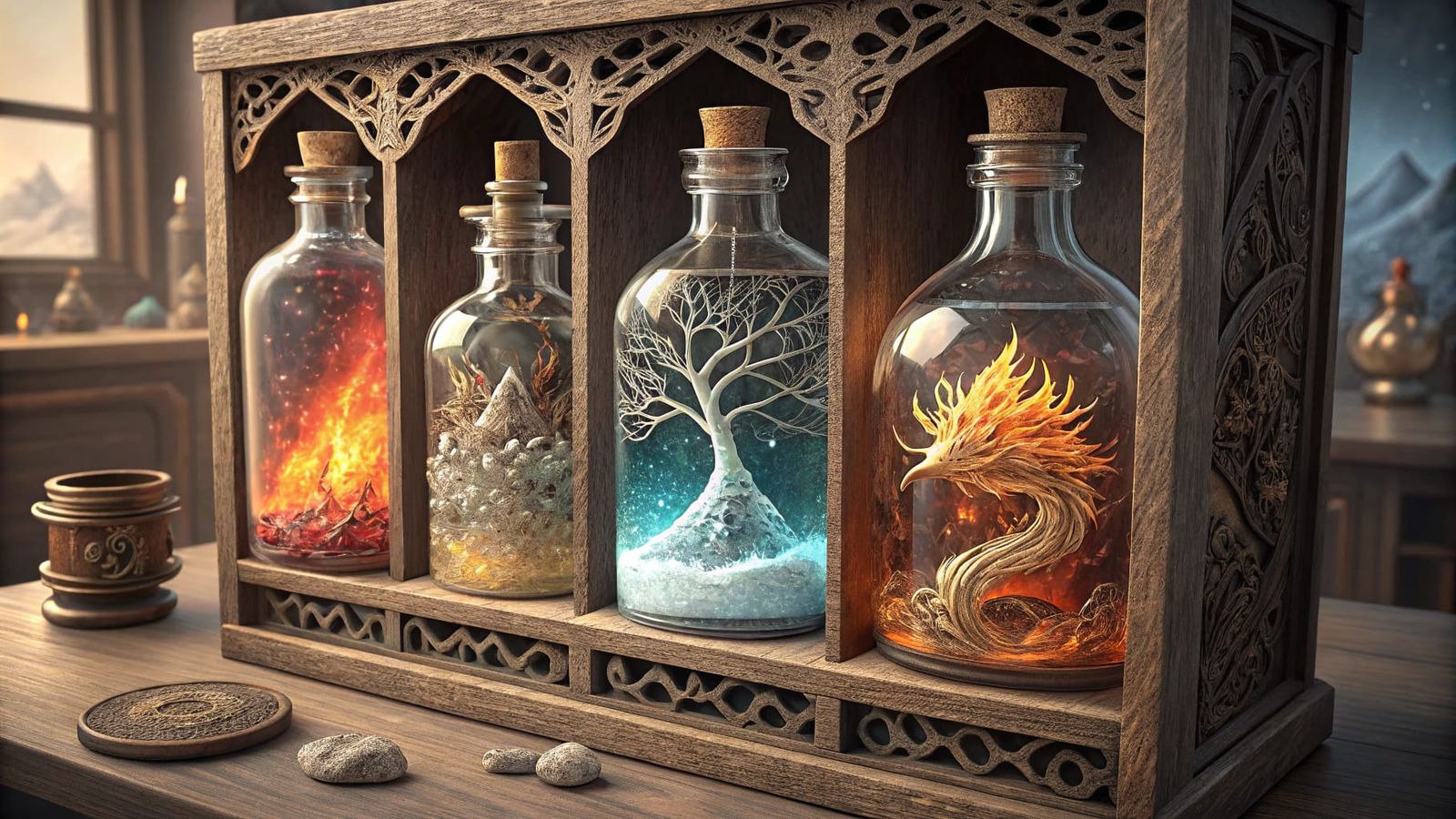 Elemental Wonders in Victorian Glasswork