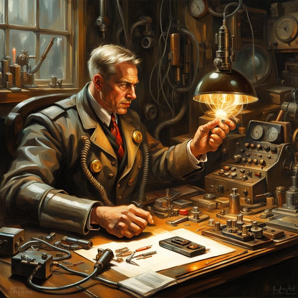 Dieselpunk Power Fist: A Retro-Futuristic Invention