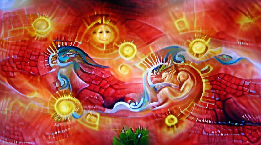 Mayan Imix: Red Dragon of Creation