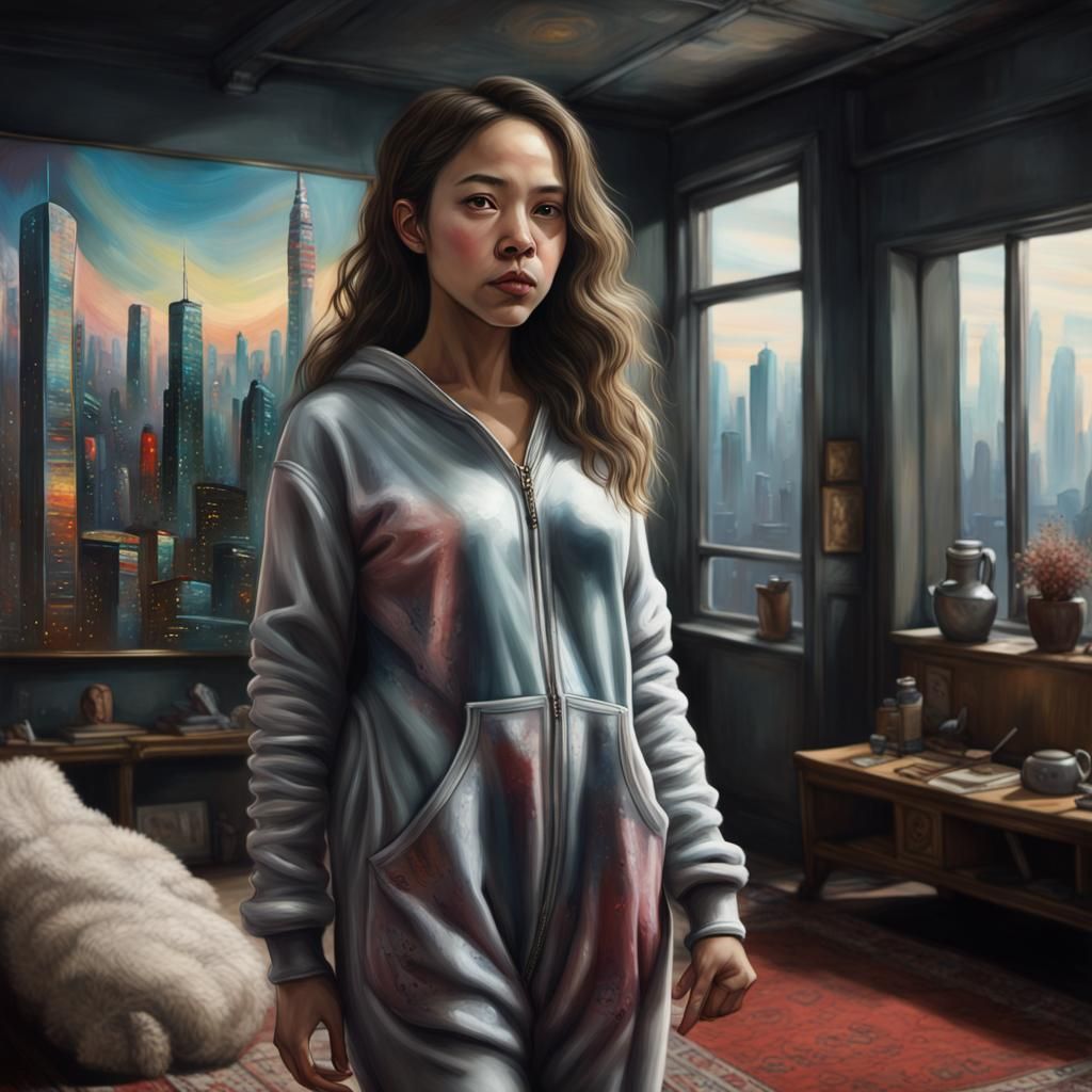 Cyberpunk Renaissance Portrait with Dynamic Lighting